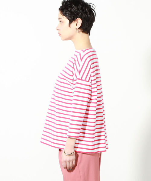 Traditional Weatherwear（トラディショナルウェザーウェア）の「◇【WEB限定】【TRADITIONAL WEATHERWEAR】BMBシャツ ロング（Tシャツ/カットソー・レディース・ベージュ系その他3/ブラック系その他3/レッド系その他3・SMALL）」の20枚目の写真