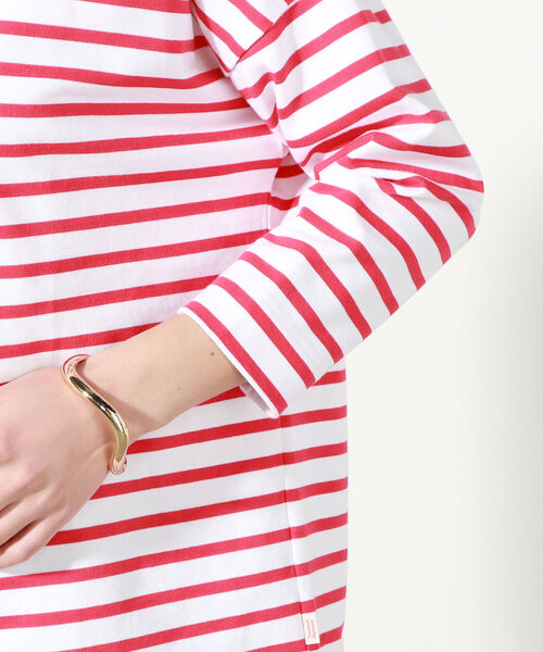 Traditional Weatherwear（トラディショナルウェザーウェア）の「◇【WEB限定】【TRADITIONAL WEATHERWEAR】BMBシャツ ロング（Tシャツ/カットソー・レディース・ベージュ系その他3/ブラック系その他3/レッド系その他3・SMALL）」の16枚目の写真