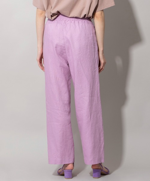 Munich（ミューニック）の「40sフレンチリネンキャンバスイージーパンツ（その他パンツ・レディース・ブラック/イエロー/グリーン/ラベンダー/ナチュラル・S/M/XS）」の21枚目の写真