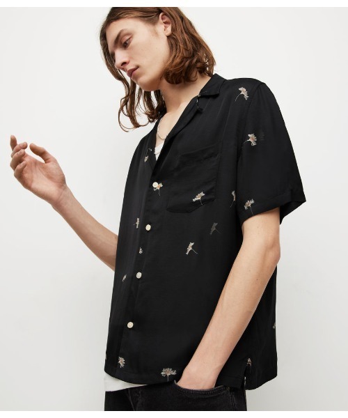 ALLSAINTS(オールセインツ)の「DAISY FLORAL SHIRT | DAISY FLORAL シャツ(シャツ/ブラウス・メンズ・ブラック・S/M/L/XS)」の6枚目の写真