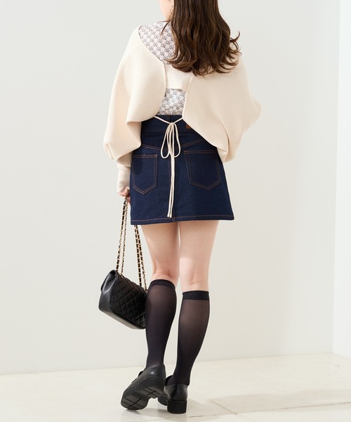 【WEB限定】リボンリブボレロ+タンクロングワンピースSET