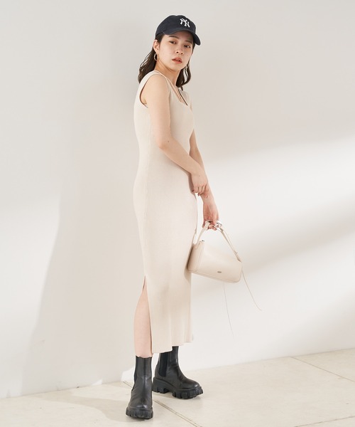 【WEB限定】リボンリブボレロ+タンクロングワンピースSET