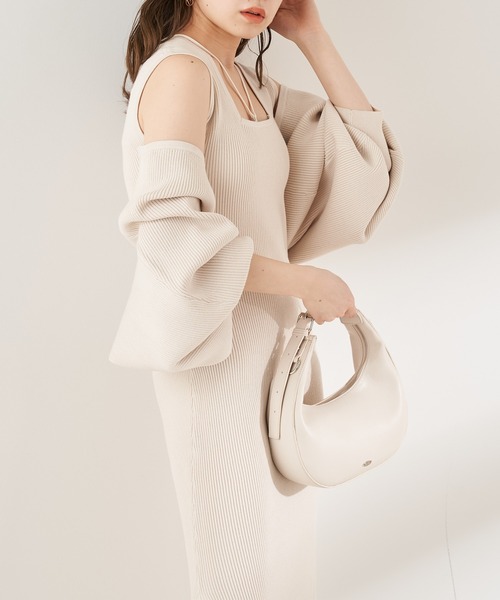 【WEB限定】リボンリブボレロ+タンクロングワンピースSET