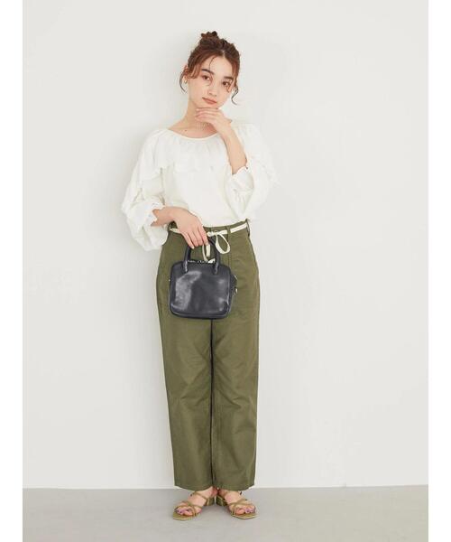 AMERICAN HOLIC(アメリカンホリック)の「キャンディースリーブフリルブラウス(シャツ/ブラウス・レディース・ブラウン/オフホワイト・M/L)」の21枚目の写真