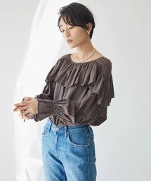 AMERICAN HOLIC | キャンディースリーブフリルブラウス(シャツ/ブラウス)
