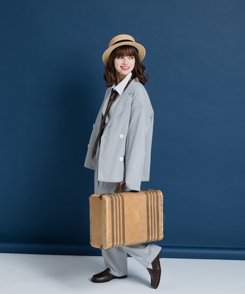 MUHET(ミュエータ)の「サッカーストライプバギーパンツ(その他パンツ・レディース・ブラック・SMALL/MEDIUM/X-LARGE)」の16枚目の写真
