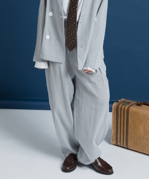 MUHET(ミュエータ)の「サッカーストライプバギーパンツ(その他パンツ・レディース・ブラック・SMALL/MEDIUM/X-LARGE)」の11枚目の写真