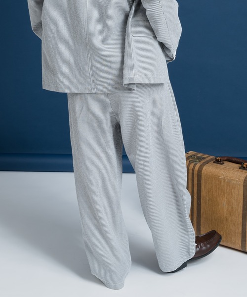 MUHET(ミュエータ)の「サッカーストライプバギーパンツ(その他パンツ・レディース・ブラック・SMALL/MEDIUM/X-LARGE)」の7枚目の写真