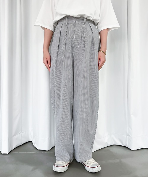 MUHET(ミュエータ)の「サッカーストライプバギーパンツ(その他パンツ・レディース・ブラック・SMALL/MEDIUM/X-LARGE)」の9枚目の写真