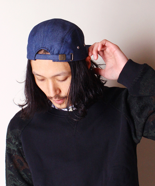 Lui's（ルイス）の「1sin(イッシン) CAMP CAP（キャップ・メンズ・インディゴブルー・FREE）」の10枚目の写真