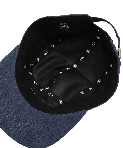 Lui's（ルイス）の「1sin(イッシン) CAMP CAP（キャップ・メンズ・インディゴブルー・FREE）」の6枚目の写真
