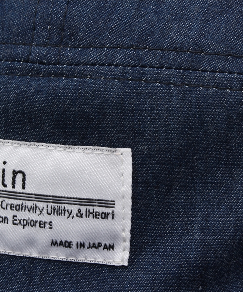 Lui's（ルイス）の「1sin(イッシン) CAMP CAP（キャップ・メンズ・インディゴブルー・FREE）」の7枚目の写真
