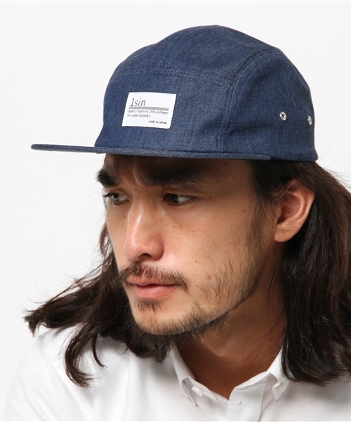 Lui's（ルイス）の「1sin(イッシン) CAMP CAP（キャップ・メンズ・インディゴブルー・FREE）」の8枚目の写真