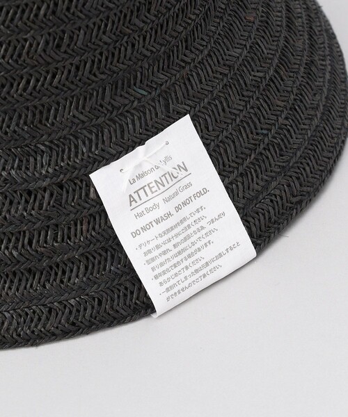 Firsthand（ファーストハンド）の「La Maison de Lyllis/ラ メゾン ド リリス CLOCHE SCARF / クロッシェハット（ハット・レディース・ブラック/ナチュラル・ONE SIZE）」の8枚目の写真