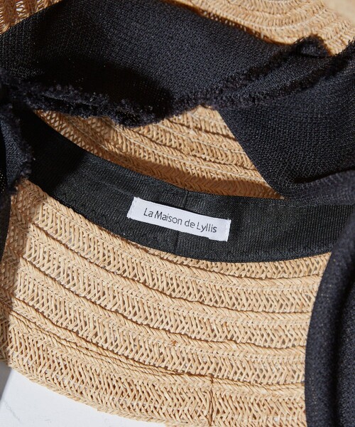 Firsthand（ファーストハンド）の「La Maison de Lyllis/ラ メゾン ド リリス CLOCHE SCARF / クロッシェハット（ハット・レディース・ブラック/ナチュラル・ONE SIZE）」の12枚目の写真