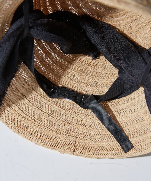 Firsthand（ファーストハンド）の「La Maison de Lyllis/ラ メゾン ド リリス CLOCHE SCARF / クロッシェハット（ハット・レディース・ブラック/ナチュラル・ONE SIZE）」の14枚目の写真