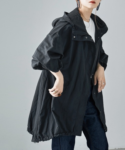 スタンドフードナイロンパーカー モッズコート Fashion Letter ファッションレター のファッション通販 Zozotown
