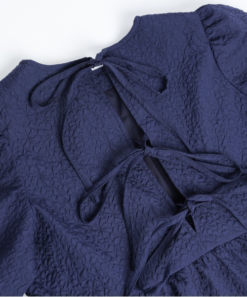 AMELY(エミリー)の「バッグリボンセットアップ(セットアップ・レディース・ホワイト/ネイビー/ブラック・M/L)」の15枚目の写真