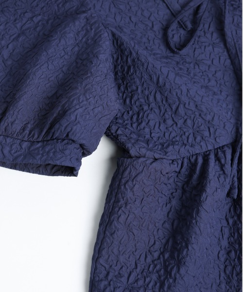 AMELY(エミリー)の「バッグリボンセットアップ(セットアップ・レディース・ホワイト/ネイビー/ブラック・M/L)」の11枚目の写真