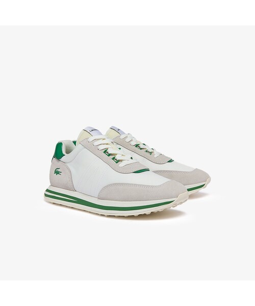 LACOSTE(ラコステ)の「メンズ L-SPIN 0922 1(スニーカー・メンズ・ホワイト×グリーン・25.0cm/25.5cm/26.0cm/26.5cm/28.0cm/27.0cm/28.5cm)」の2枚目の写真