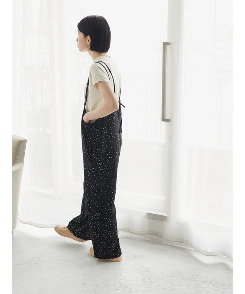 AMERICAN HOLIC（アメリカンホリック）の「バックリボンキャミサロペット（サロペット/オーバーオール・レディース・ブラック/ドット・M/L）」の12枚目の写真