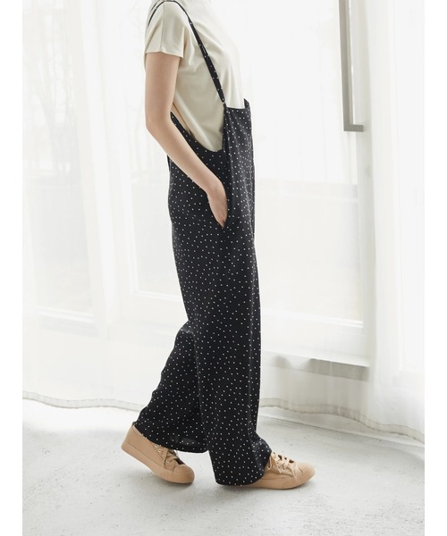 AMERICAN HOLIC（アメリカンホリック）の「バックリボンキャミサロペット（サロペット/オーバーオール・レディース・ブラック/ドット・M/L）」の14枚目の写真