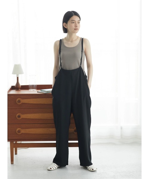 AMERICAN HOLIC（アメリカンホリック）の「バックリボンキャミサロペット（サロペット/オーバーオール・レディース・ブラック/ドット・M/L）」の15枚目の写真