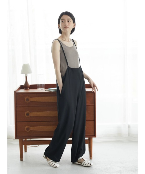 AMERICAN HOLIC（アメリカンホリック）の「バックリボンキャミサロペット（サロペット/オーバーオール・レディース・ブラック/ドット・M/L）」の16枚目の写真