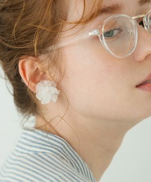 シアーフラワーイヤリング