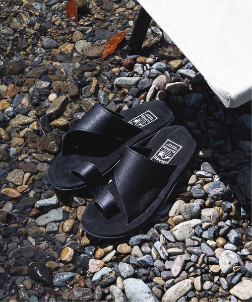 ISLAND SLIPPER（アイランドスリッパ）の「【ISLAND SLIPPER / アイランド スリッパ】別注 ストラップサンダル（サンダル・メンズ・ブラック・8/10/9/7）」の2枚目の写真