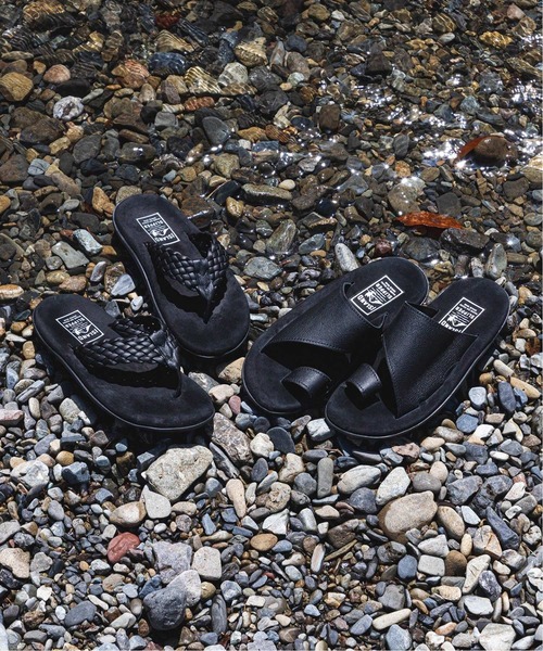 ISLAND SLIPPER（アイランドスリッパ）の「【ISLAND SLIPPER / アイランド スリッパ】別注 ストラップサンダル（サンダル・メンズ・ブラック・8/10/9/7）」の4枚目の写真