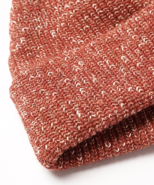 wonderland(ワンダーランド)の「Slub knit cap(ニットキャップ/ビーニー・メンズ・オレンジ/オリーブ・ONESIZE)」の6枚目の写真