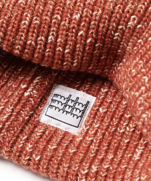 wonderland(ワンダーランド)の「Slub knit cap(ニットキャップ/ビーニー・メンズ・オレンジ/オリーブ・ONESIZE)」の7枚目の写真