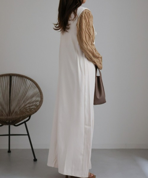 sakishimatokyo（サキシマトーキョー）の「２WAYフレアワンピース（ワンピース・レディース・ブラック/グレイッシュブルー/ホワイト系/ダークブラウン/ホワイト・FREE/S）」の20枚目の写真