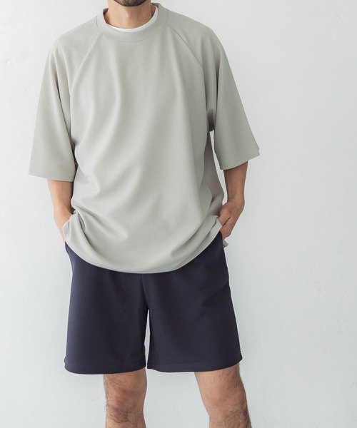 coca(coca)(コカ)の「エンボスハーフパンツ(その他パンツ・メンズ・ブラック/ネイビー・M/L)」の4枚目の写真