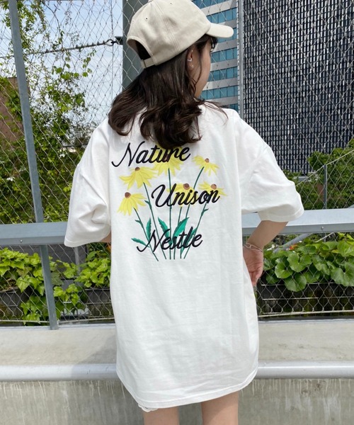 NUN(エヌユーエヌ)の「NUN アソートデザインTシャツ(Tシャツ/カットソー・レディース・オフホワイト/ブラック/イエロー・SMALL/LARGE)」の1枚目の写真
