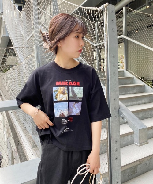 NUN(エヌユーエヌ)の「NUN アソートデザインTシャツ(Tシャツ/カットソー・レディース・オフホワイト/ブラック/イエロー・SMALL/LARGE)」の3枚目の写真