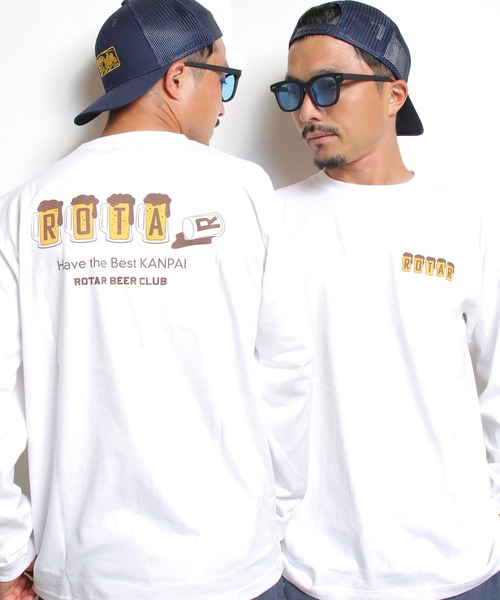 Have the Best KANPAI LS Tee BEER カンパイ バックプリント ロンTee(Tシャツ/カットソー)|ROTAR(ローター)