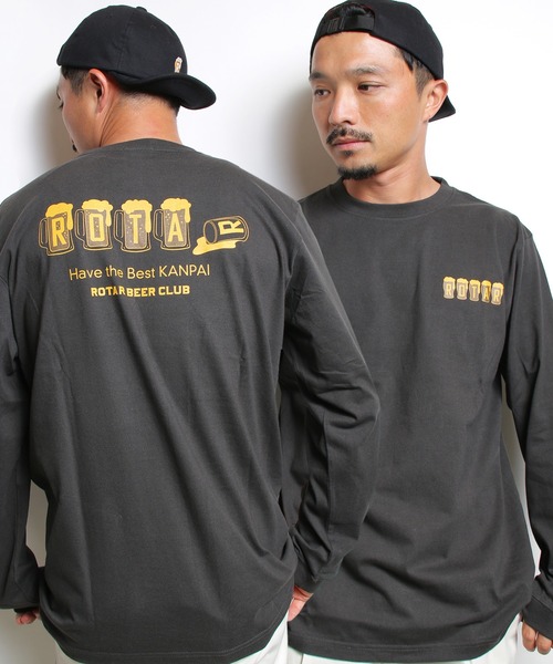 Have the Best KANPAI LS Tee BEER カンパイ バックプリント ロンTee（Tシャツ/カットソー）｜ROTAR（ローター）