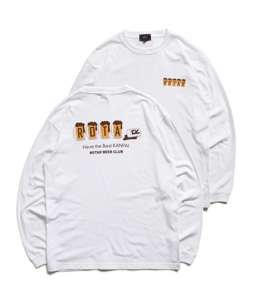 Have the Best KANPAI LS Tee BEER カンパイ バックプリント ロンTee（Tシャツ/カットソー）｜ROTAR（ローター）