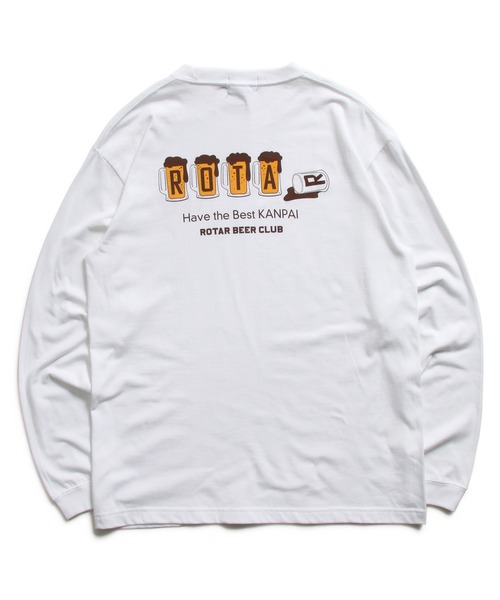 Have the Best KANPAI LS Tee BEER カンパイ バックプリント ロンTee（Tシャツ/カットソー）｜ROTAR（ローター）