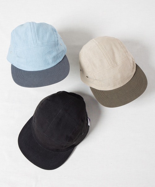 RACAL（ラカル）の「Linen Jet Cap 2 / リネンジェットキャップ2（キャップ・メンズ・ベージュ系その他/ブラック/ブルー系その他・FREE）」の19枚目の写真