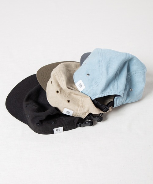 RACAL（ラカル）の「Linen Jet Cap 2 / リネンジェットキャップ2（キャップ・メンズ・ベージュ系その他/ブラック/ブルー系その他・FREE）」の16枚目の写真
