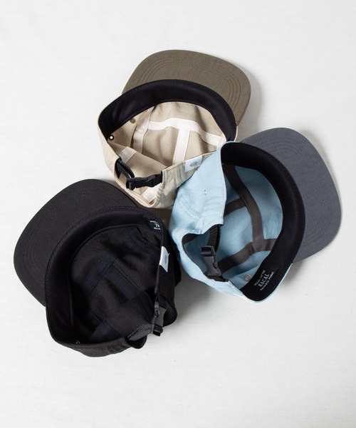 RACAL（ラカル）の「Linen Jet Cap 2 / リネンジェットキャップ2（キャップ・メンズ・ベージュ系その他/ブラック/ブルー系その他・FREE）」の6枚目の写真