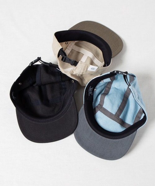 RACAL（ラカル）の「Linen Jet Cap 2 / リネンジェットキャップ2（キャップ・メンズ・ベージュ系その他/ブラック/ブルー系その他・FREE）」の9枚目の写真