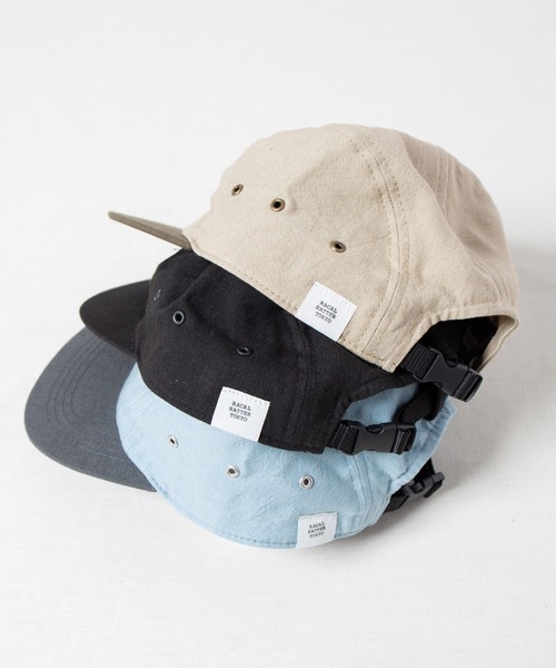 RACAL（ラカル）の「Linen Jet Cap 2 / リネンジェットキャップ2（キャップ・メンズ・ベージュ系その他/ブラック/ブルー系その他・FREE）」の20枚目の写真