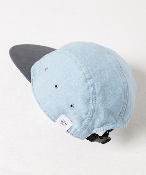 RACAL（ラカル）の「Linen Jet Cap 2 / リネンジェットキャップ2（キャップ・メンズ・ベージュ系その他/ブラック/ブルー系その他・FREE）」の14枚目の写真