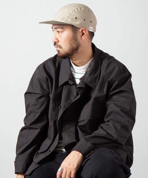 RACAL（ラカル）の「Linen Jet Cap 2 / リネンジェットキャップ2（キャップ・メンズ・ベージュ系その他/ブラック/ブルー系その他・FREE）」の18枚目の写真