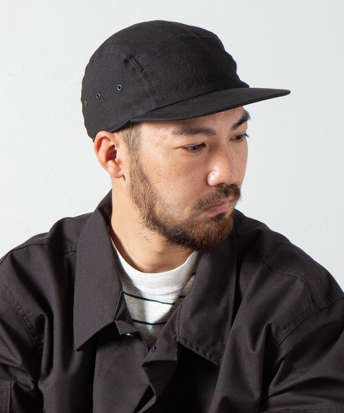 RACAL（ラカル）の「Linen Jet Cap 2 / リネンジェットキャップ2（キャップ・メンズ・ベージュ系その他/ブラック/ブルー系その他・FREE）」の5枚目の写真