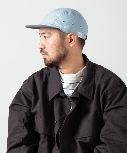 RACAL（ラカル）の「Linen Jet Cap 2 / リネンジェットキャップ2（キャップ・メンズ・ベージュ系その他/ブラック/ブルー系その他・FREE）」の8枚目の写真